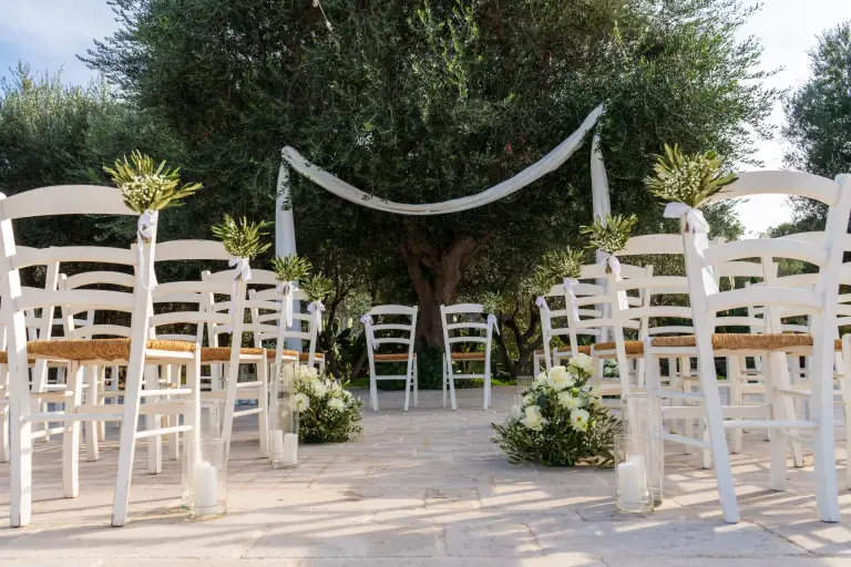 Allestimento di un evento Clorì in Puglia