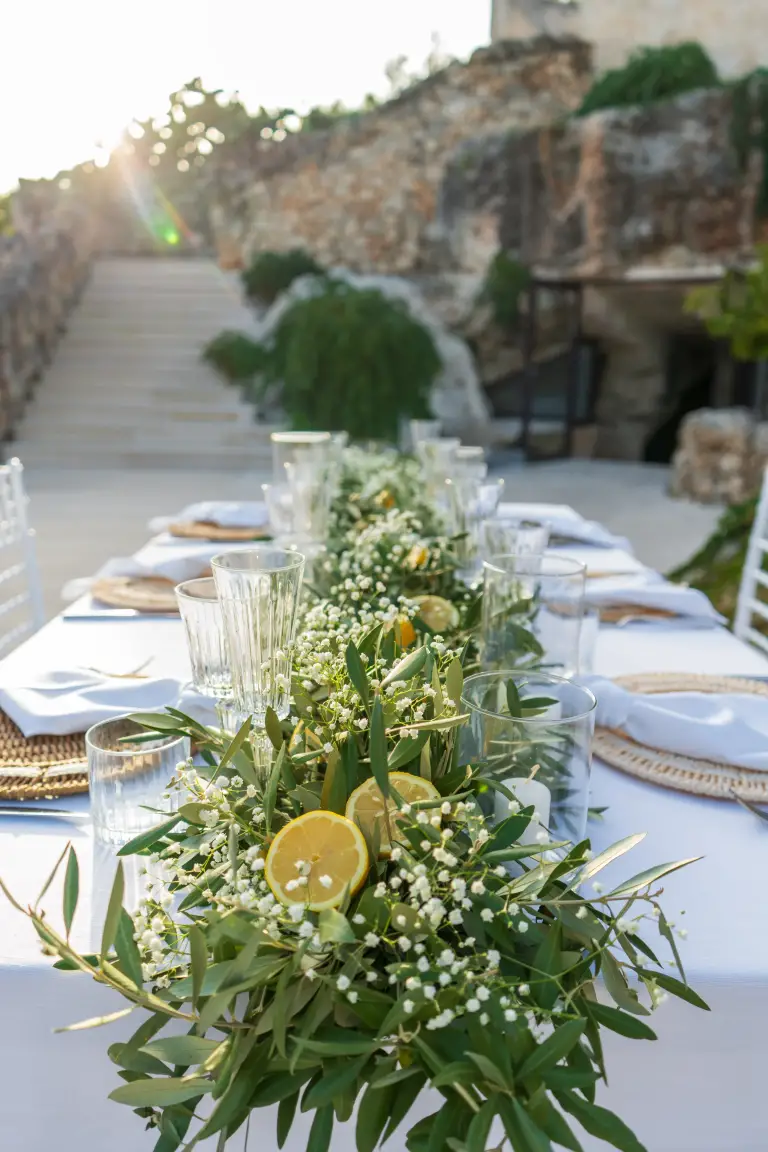 Allestimento di un evento Clorì in Puglia